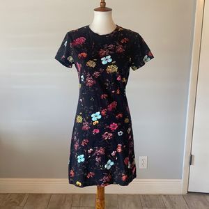 [PAM & GELA] Black Floral Dress - Size Small